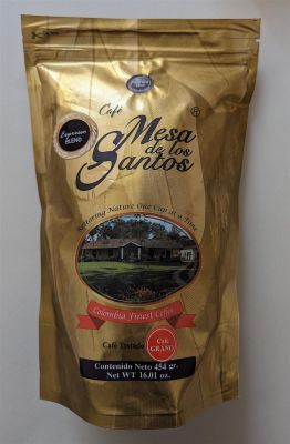 Authentic Top Colombian Coffee Caf&Atilde;&copy; Mesa De Los Santos Expresso. The auctioner recommends one 