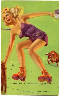 Original A MUTOSCOPE CARD Pin UP Girl 1940'S - 1950s. This lot is coming from the estate of a 
