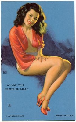 Original A MUTOSCOPE CARD Pin UP Girl 1940'S - 1950s. This lot is coming from the estate of a 