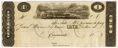 Scarce $1 James Monroe Post Note US Obsolete. This lot is coming from the estate of a deceased 