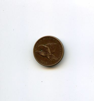 Scarce Antique US Coin Collectors Flying Eagle 1858. This lot is coming from the estate of a 