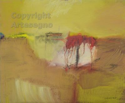 Klaus Karl Mehrkens (1955) - Oil on wood panel FramedPhoto-certificate signed by the artistSigned 