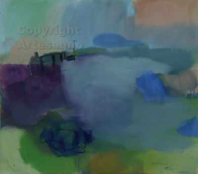 Klaus Karl Mehrkens (1955) - Oil on wood panel 
FramedPhoto-certificate signed by the artistSigned 