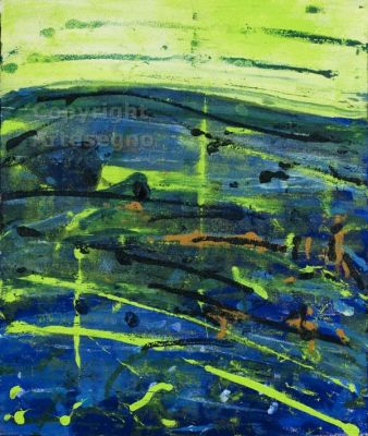 Giovanni Frangi (1959) - Oil on canvas FramedPhoto certificate by the artistSigned on the 