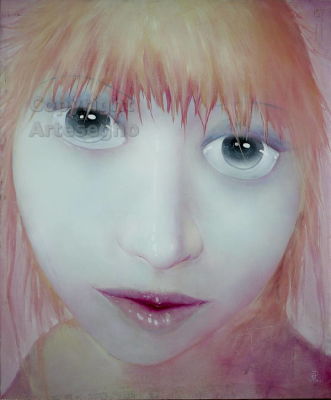 Yin Kun (1969) - Oil on canvas FramedCertificate of provenance by Artesegno Auction House 