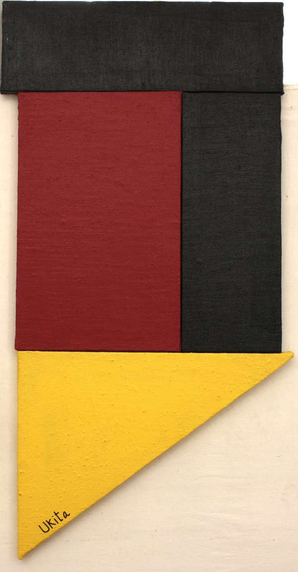 Yozo Ukita (1924-2013) - Acrylic on assembled canvases 
FramedCertificate of authenticity by 