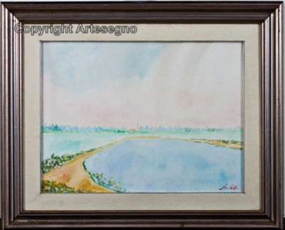 Fioravante Seibezzi (1906-1975) - Oil on canvas 
cm 45x60 
Senza titolo Framed Signed bottom right