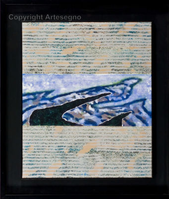 Zdravko Milic (1953) - Oil on canvas 
cm 60x50 
2004 
Senza titolo Framed Signed bottom center