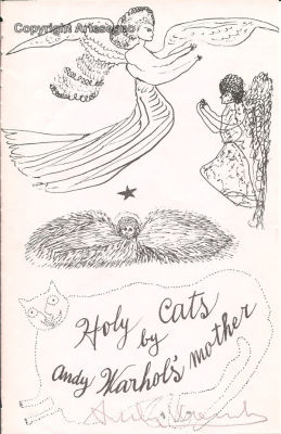 Andy Warhol (1928-1987) - Lithograph on paper 
cm 22x15 
1954 
"And Once in a While One of Them 