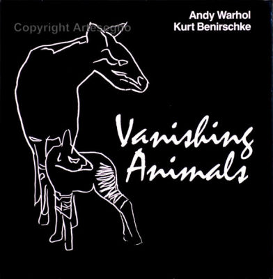Andy Warhol (1928-1987) - Artist's book 
cm 27x27 
1986 
Vanishing animals Unframed Artist's 