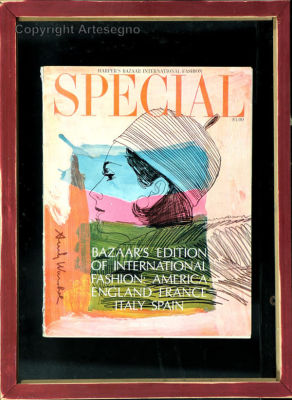 Andy Warhol (1928-1987) - Magazine 
cm 32x25 
1962 
Harper's Bazar fall, International Fashion 