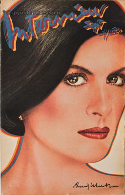 Andy Warhol (1928-1987) - Magazine 
cm 43x28 
1980 
Interview Unframed Hand signed by the artist 