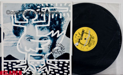Keith Haring (1958-1990) - Vynil record with illustrated cover 
cm 32x32 
Malcom McLaren, Duck 