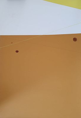 מיכאל גרוס (1920 - 2004) MICHAEL GROSS - קומפוזיציה 
הדפס משי ואקוורל , חתום וממוספר מתוך 1/1 עותק 