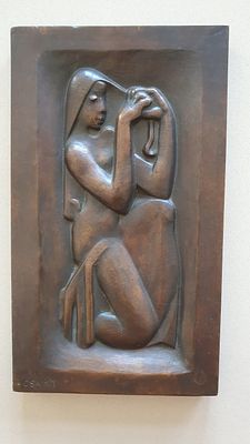 Joseph CSAKY (1888-1971) - Girl Combing her Hair(1953). Bronze 
Multiple (8) 
Certificate issued by 