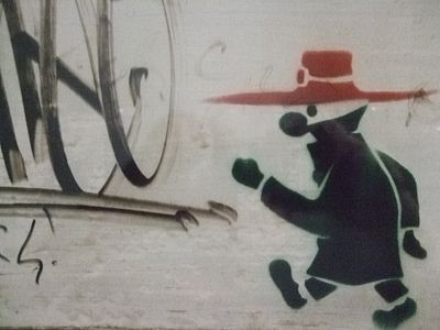 Christoph MAISENBACHER (1963) - Street Art in Leipzig(1991). C print 
Multiple (edition 10) 