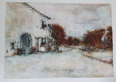 Bernard Gantner 1928-2018 - Bernard Gantner is a 20th-century French landscape painter. His work 