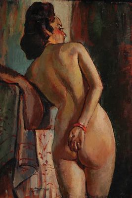 SEWERYN SZRAJER 1899-1947 Chelm 1899 - 1947 Paris (Polish/French - Nude. SEWERYN SZRAJER 1899-1947 