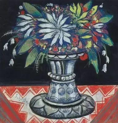 Hugo SCHEIBER (1873-1950) - Vase of Flowers. Hugo SCHEIBER 
(1873-1950) 
Vase of Flowers0 
tempera 
