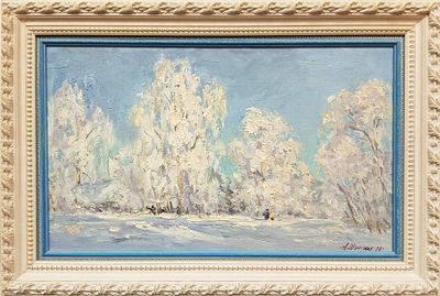 Широков Андрей Михайлович "Мороз и солнце", 2010 г., 60х80 см, холст/масло. Широков Андрей 