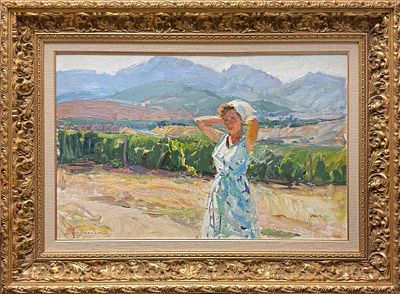 Бернадский Валентин Данилович, "Полдень". Этюд к картине "Крымская осень", 1969 г., 45х70 см 