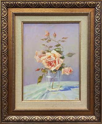 Абакумова Евгения Анатольевна, "Роза", 2010 г., 26х20 см., к.м. Абакумова Евгения Анатольевна 