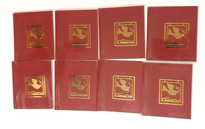 לוט של 8 סימניות מעוצבות מוצהבות מתאים כמתנה מקורית