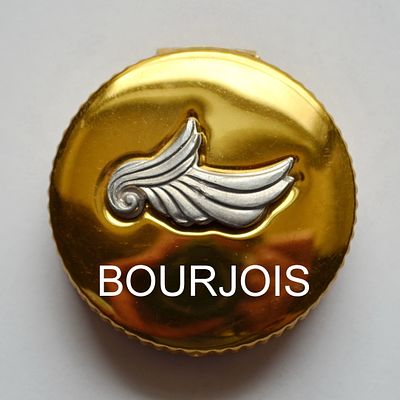 BOURJOIS Компактный вечер в Париже Тщеславие 1940-е годы Золото Серебро Крыло Ангела