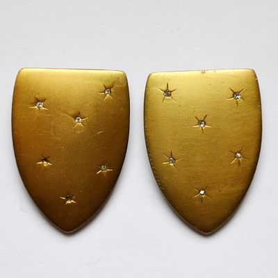 Модернистские парные дресс-клипы.
Англия 60-е. Маркировка отсутствует. Производство 