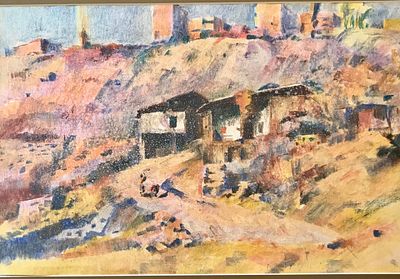 Г. Овсепян. "Жаркий день". Пастель, бумага. 42х61см., 1993 год. Гаруш Овсепян (GARUSH