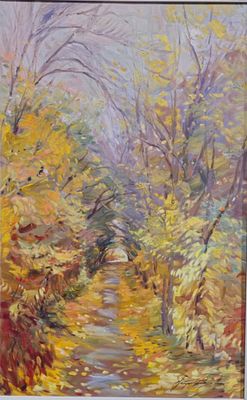С. Хоренян. "Аллея любви". 70х65 см., холст, масло. Сурен Хоренян – известный художник, чьи