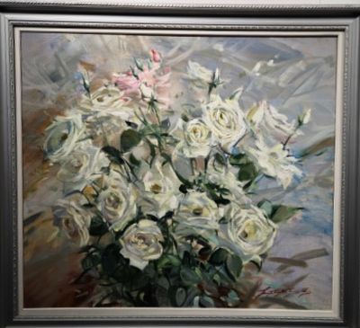 С. Хоренян. "Праздничные розы". 67х87 см., холст, масло. 2014. Сурен Хоренян – известный