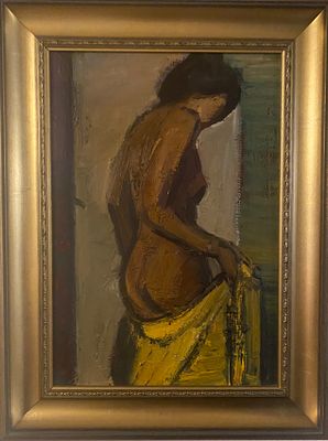 "Женщина" 35х25 холст масло 1994. ВАРУЖАН ВАРДАНЯН (1948–2010).
Заслуженный художник Армении