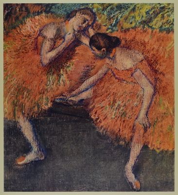Дега Э. Печать 1961 год. Лейбциг. Бумага, литография. Размер 40.0 х 30.0, 30.0 х 23.5(р.и. )