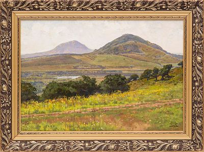 Лапин Игорь Витальевич (1960-2025). «Гора Верблюд и гора Бык», 2004, холст, масло, 50х35 (80 