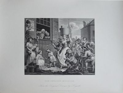 Уильям Хогарт. Бумага, гравюра на стали, опубликованная в 1833 году, Лондон для Полн.собрания