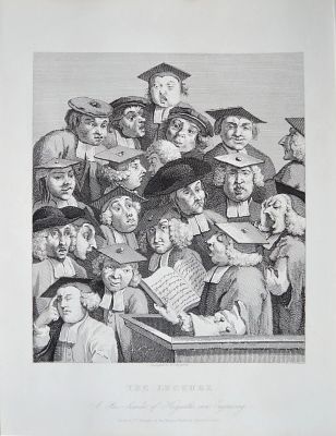 Уильям Хогарт. Бумага, гравюра на стали, опубликованная в 1833 году, Лондон для Полн.собрания