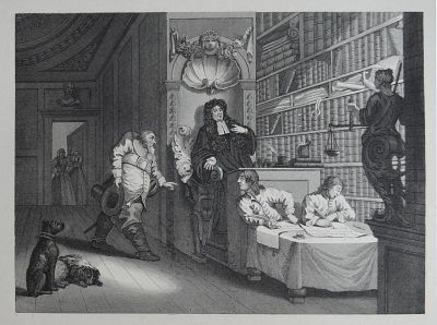 Уильям Хогарт. Бумага, гравюра на стали, опубликованная в 1833 году, Лондон для Полн.собрания