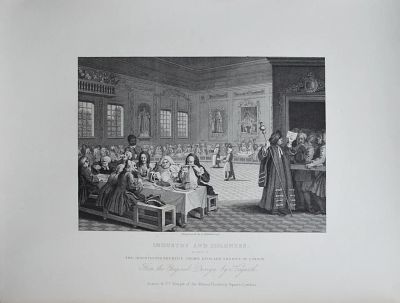 Уильям Хогарт. Бумага, гравюра на стали, опубликованная в 1833 году, Лондон для Полн.собрания
