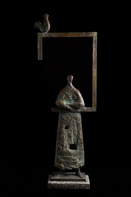 "Рассвет"
бронза гранит 2016г 59х22х11