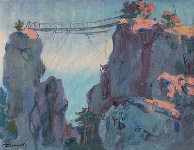 "Ай-Петри" 32х42 холст/масло. Делиева Наталья Виталиевна родилась в 1995 году на Украине. 
С 