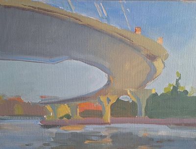 "Бетанкура Мост"
30/40см , 2025год. Вера Волкова. 
Родилась в городе Смоленск, 10 октября 1999 