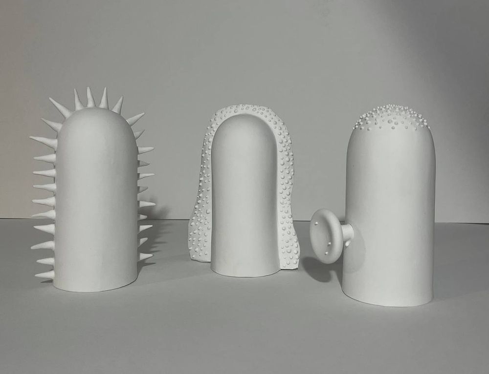 Из серии композиции Микология 
2025год, 
костяной фарфор bone chine 
литье, ручная лепка 
обжиг 
