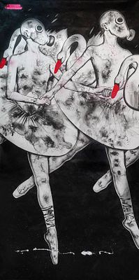 Ло Си "Ковчег 1". Деталь 7. 
Холст, масло, 200х100 см., 2022-2023 г.
Представленная работа 