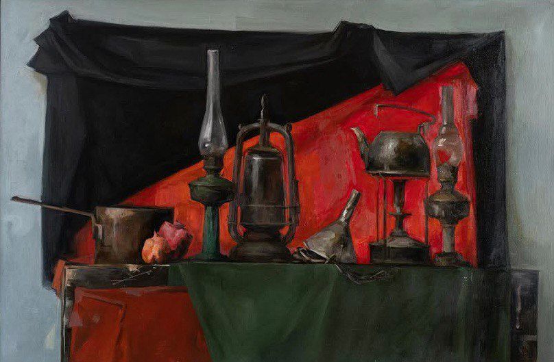 «Натюрморт по мотивом романа Дон Кихот»
120*70 2022г
Холст масло. Сенокосова Полина - художник 