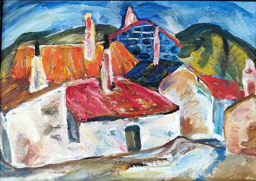 Завен Аршакуни (1932-2012 год) яркий представитель группы "Одиннадцать" . "Крымская 