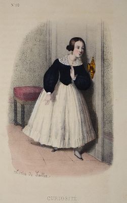 "Детская мода"(детская французская мода). Литография, опубликованная в 1897 году в Париже. 