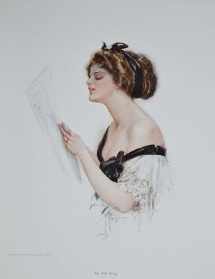 "Мода эпохи модерн" Офсетная литография, опубликованная в 1911 году в Нью-Йорке для издания 