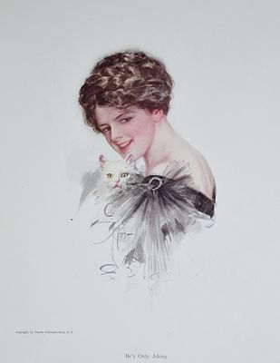 "Мода эпохи модерн" Офсетная литография, опубликованная в 1911 году в Нью-Йорке для издания 