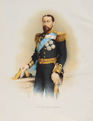 Военные офицеры Великобритании, 1893 год. Бумага, хромолитография, опубликованная
в период 